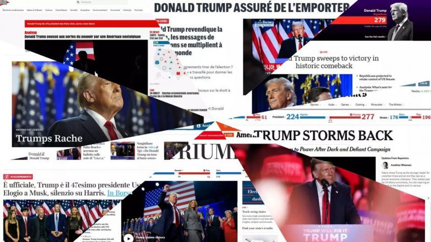 La prensa internacional reacciona a la victoria de Trump en las elecciones