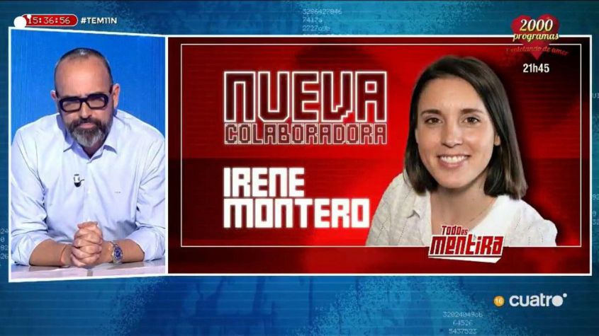 Revolución en 'Todo es Mentira': Irene Montero sustituye a Ábalos